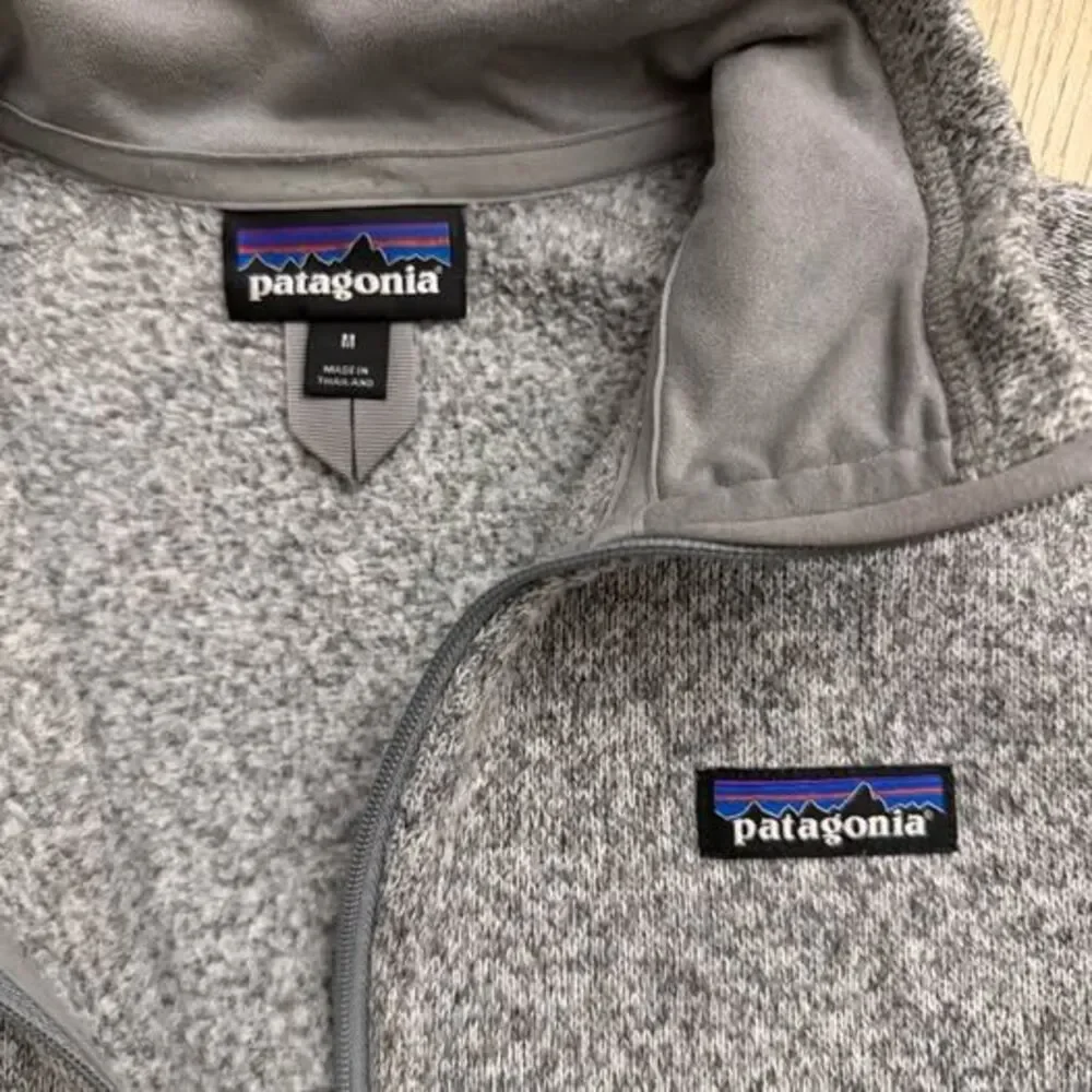 Patagonia Grey Better Sweater Full-Zip Fleece Jacket - Women’s Size Medium